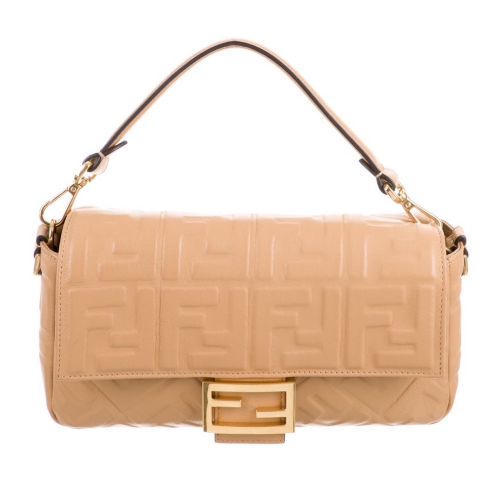 Fendi Zucca Embossed Baguette